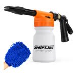 SwiftJet Car Wash Foam Gun + Microfiber Wash Mitt