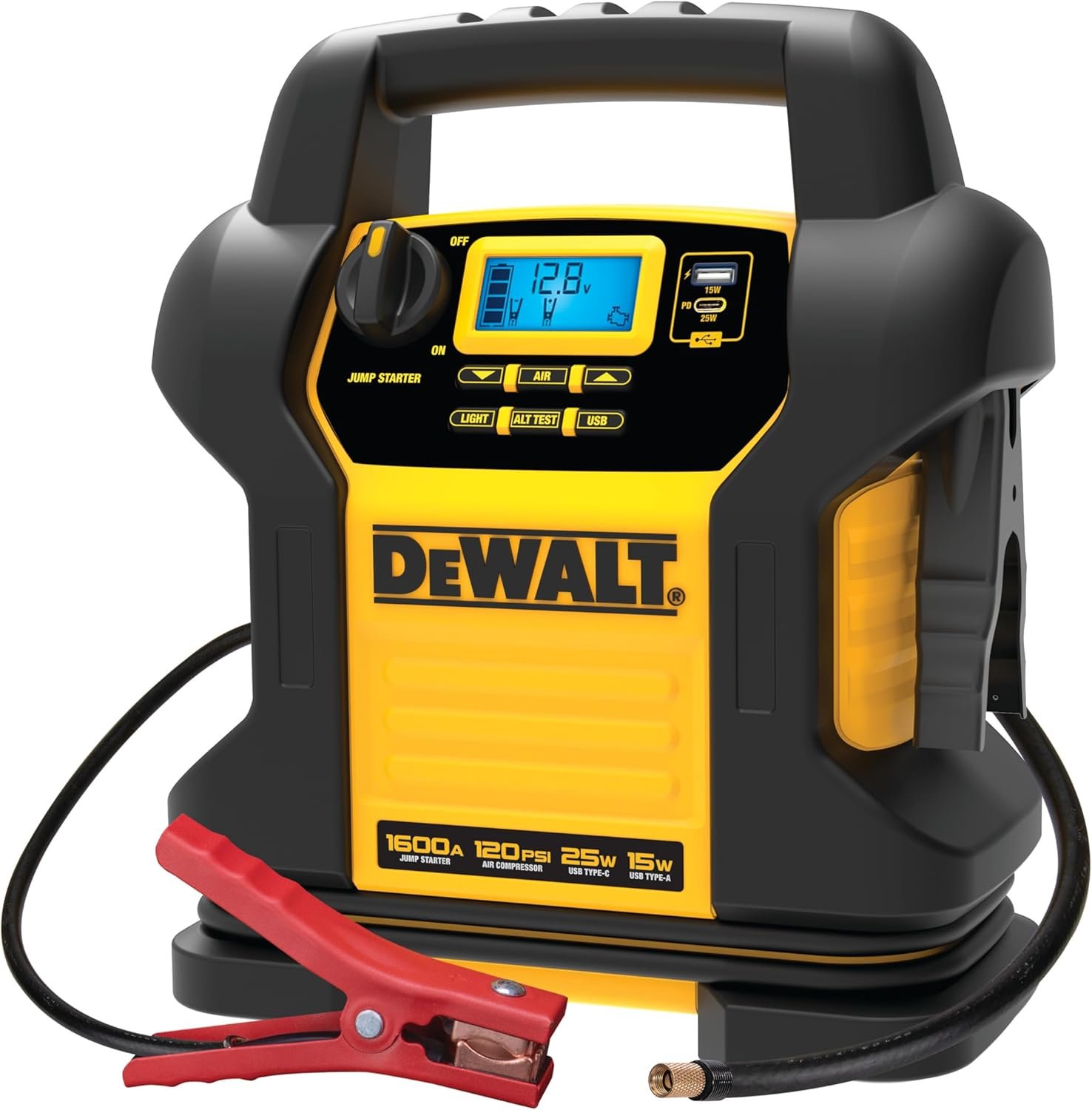 71ucZUYrCQL._AC_SL1500_ DEWALT DXAEJ14 Digital Portable Power Station Jump Starter - Image 1