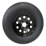 Trailquest Trailer Tire On Rim ST225/75R15 Radial LRE