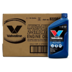 Valvoline 2-Cycle Multi-Purpose TCW-3 Motor Oil 1 QT, Case of 6